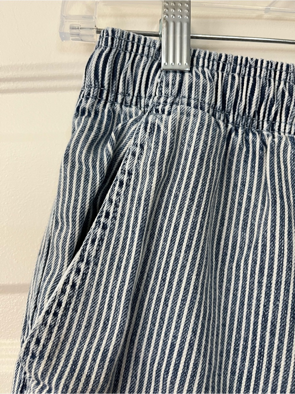 Gap Denim Women's Striped Wide-Leg Pants Coastal Resort Casual - Picture 3 of 6